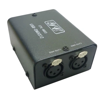 512-канальный USB к DMX DMX512, светодиодный светильник, модуль DMX-освещения сцены, контроллер освещения сцены, мини-декодер