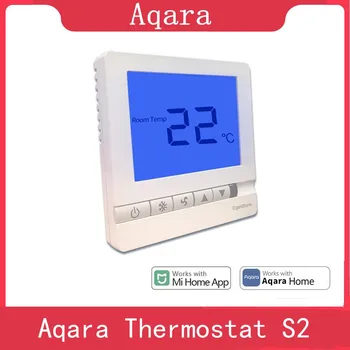 Aqara S2 Термостат Центральный контроллер кондиционирования воздуха Контроллер подогрева пола Работает для Xiaomi Mijia Mi Home APP Умный Дом