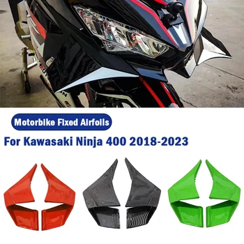 Для Kawasaki Ninja 400 Ninja400 2018 2019 2020 2021 2022 2023 Лобовое Стекло, Обтекатель Крыла, Передний Аэродинамический Спойлер, Крылышко, Зеленый