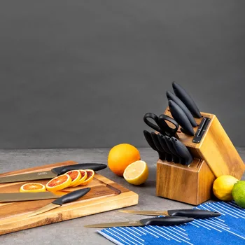 Набор кухонных ножей из нержавеющей стали из 15 предметов