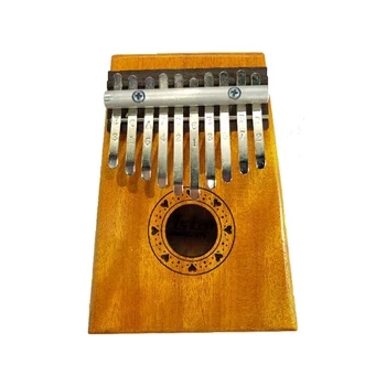 Оптовая продажа с фабрики 10 клавиш Kalimba для продажи, Все из Цельного Красного Дерева, Пианино для большого пальца, Музыкальный инструмент Kalimba