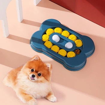 Универсальная кормушка для собак, замедляющая процесс поедания, интерактивная обучающая кормушка для щенков Fun Dog